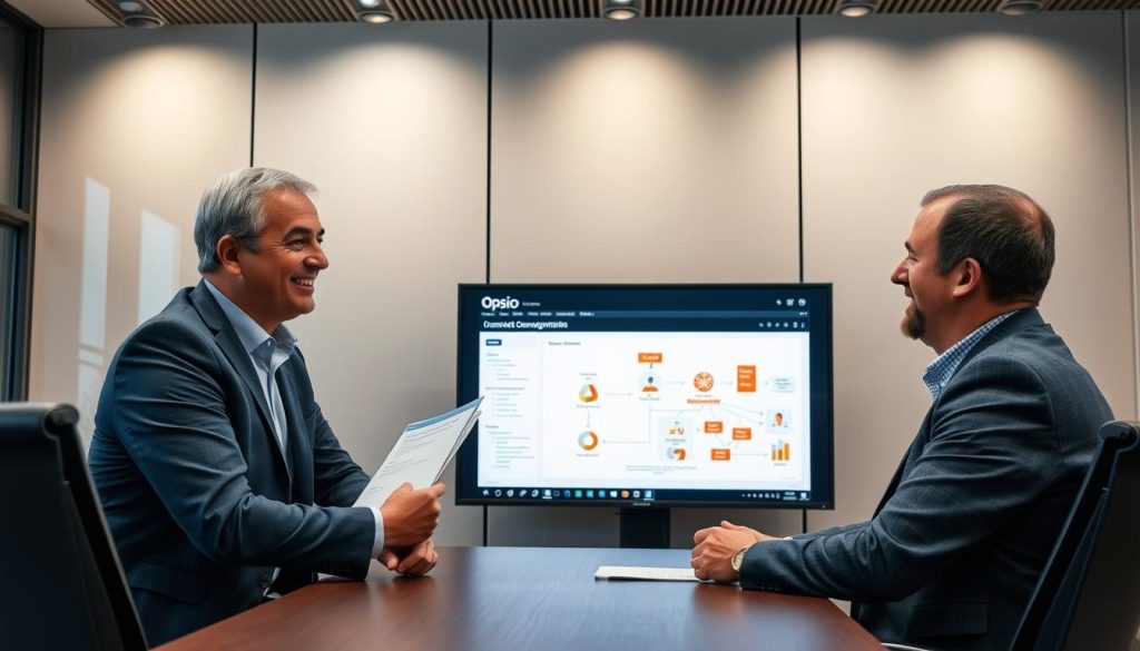 Opsio-konsulent samarbeider med kunde om optimalisering av Oracle AWS-lisenser