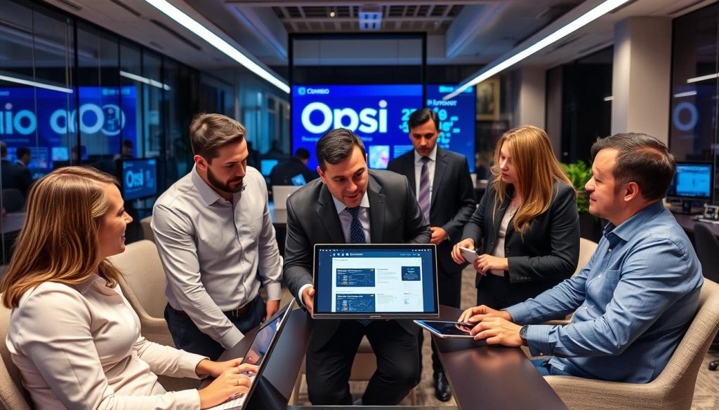 Opsio's disaster recovery consulting team working with client