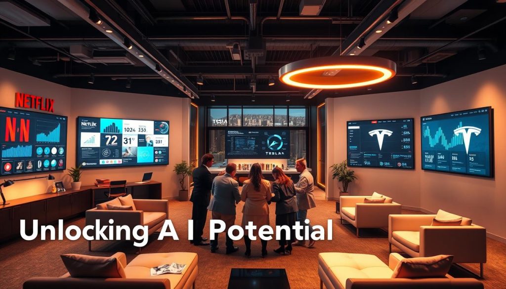 AI case studies Netflix Tesla