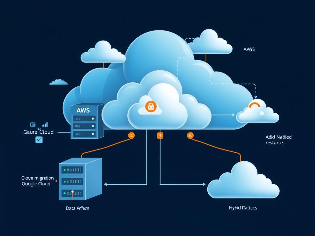 Cloud Services in Bangalore showing cloud infrastructure and migration