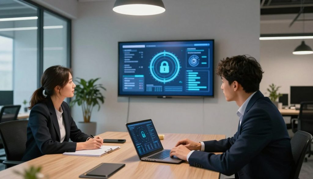 Cybersikkerhet for mellomstore bedrifter og trusselvurdering