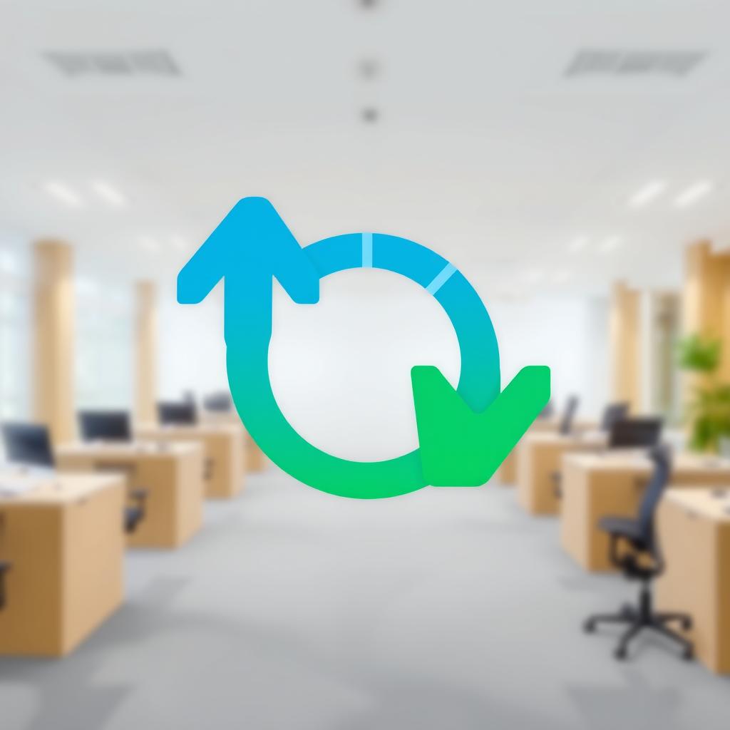 Ikon som representerer stabil og kontinuerlig drift