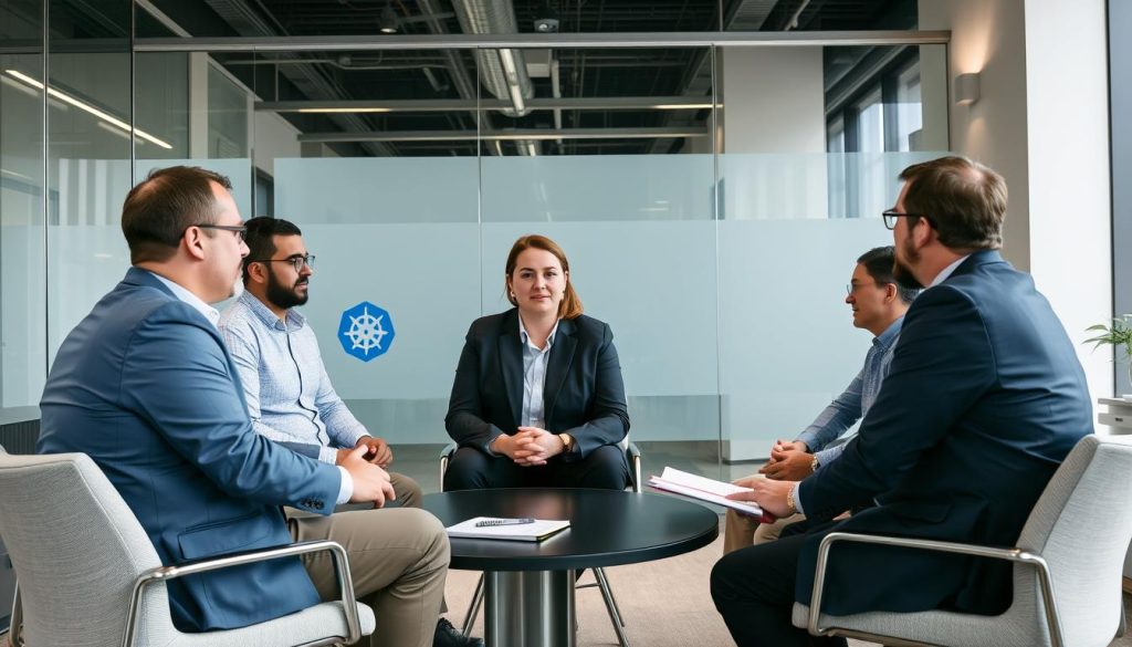 Konsulter som svarar på frågor om Kubernetes-plattformar