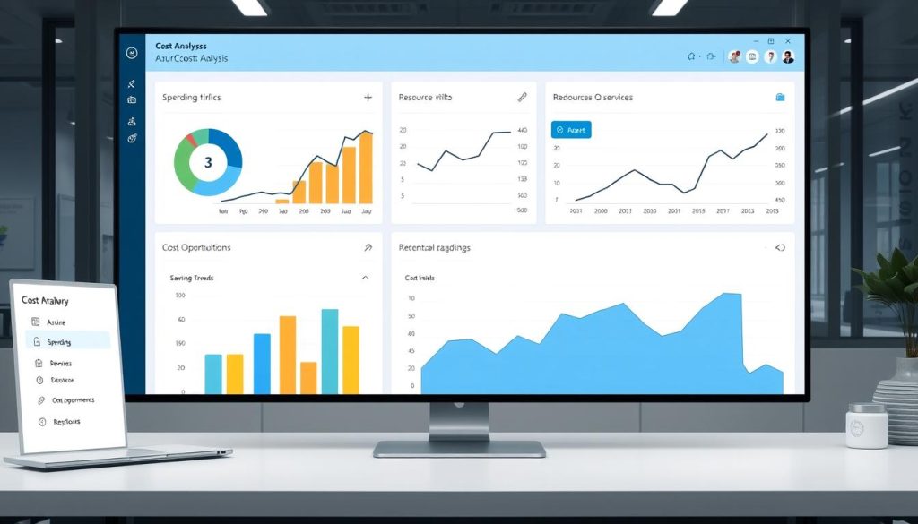 Kostnadsanalyse-dashboard for Azure med optimaliserings-anbefalinger Kostnadsanalyse-dashboard for Azure med optimaliserings-anbefalinger