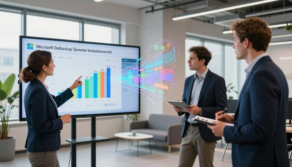 Microsoft Databackup Tjenester kostnadsoversikt