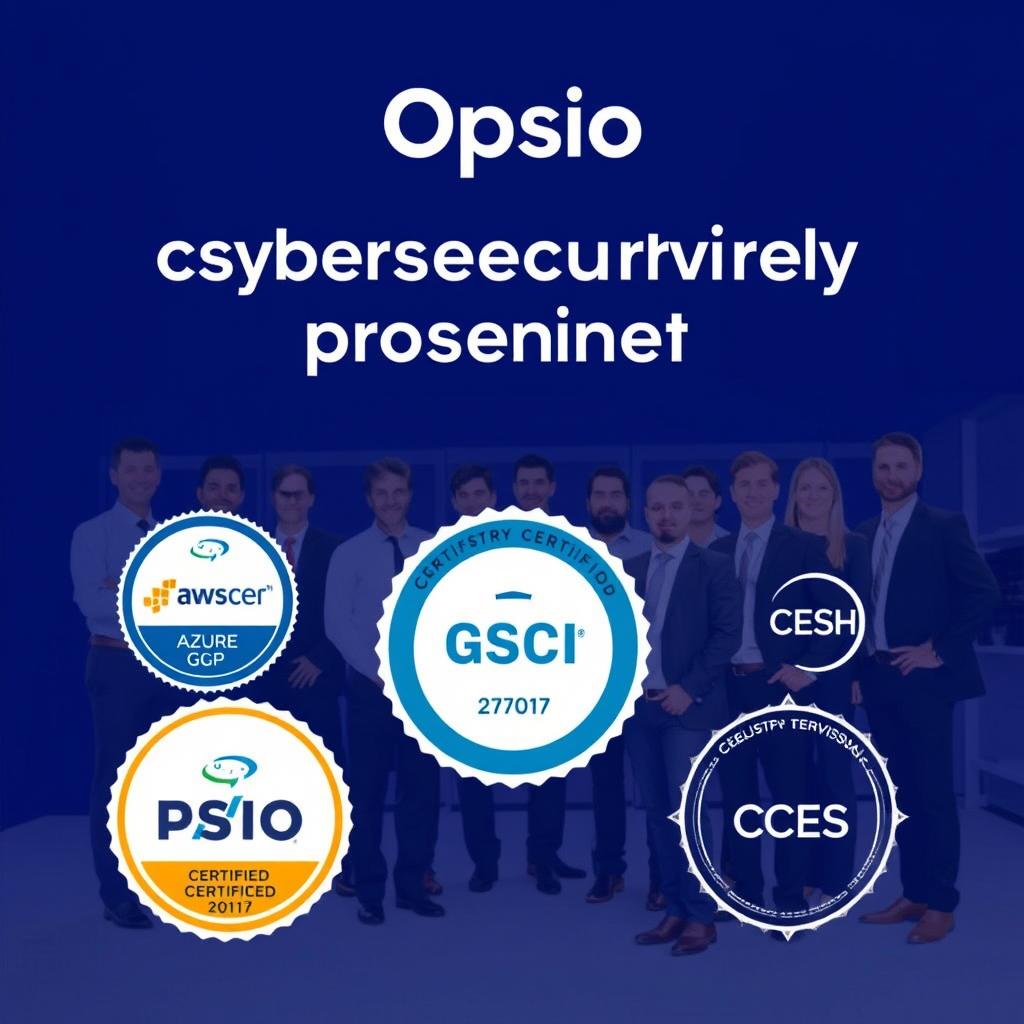 Opsio's certified cybersecurity professionals with industry certifications Opsio's certified cybersecurity professionals with industry certifications