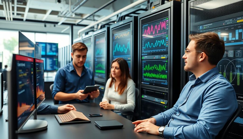 Prestandaövervakning av Kubernetes-kluster i ett datacenter