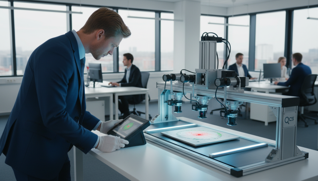 Quality control defect detection surface inspection system