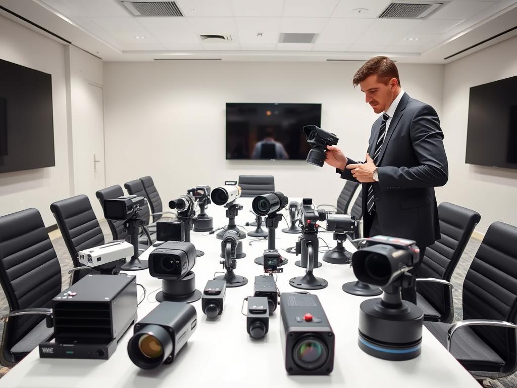 Various camera systems used in real-time monitoring solutions for visual inspections