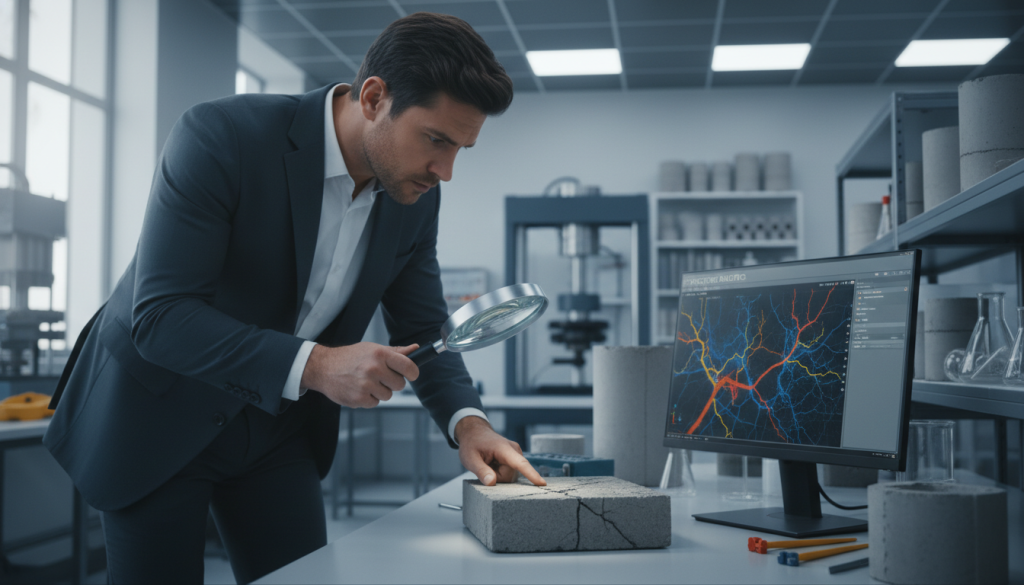 crack detection and fracture pattern analysis in concrete structures