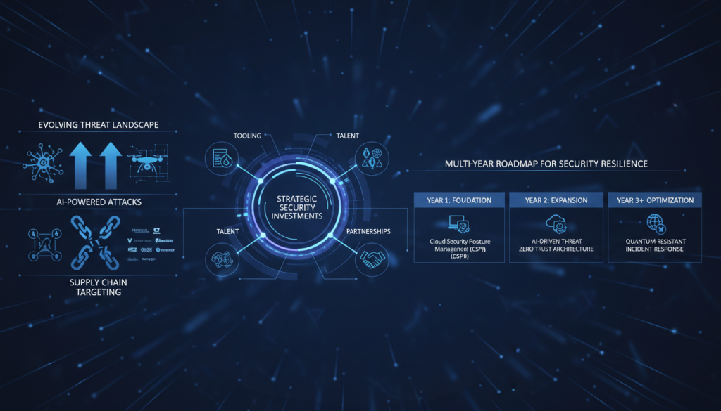 Future of hybrid cloud security showing evolving threats and strategic investments