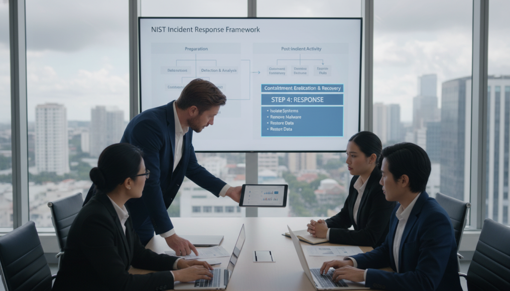 Incidentrespons enligt cybersäkerhetsramverk NIST