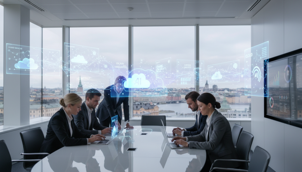 Molntjänster och AI-teknologi som driver digital transformation