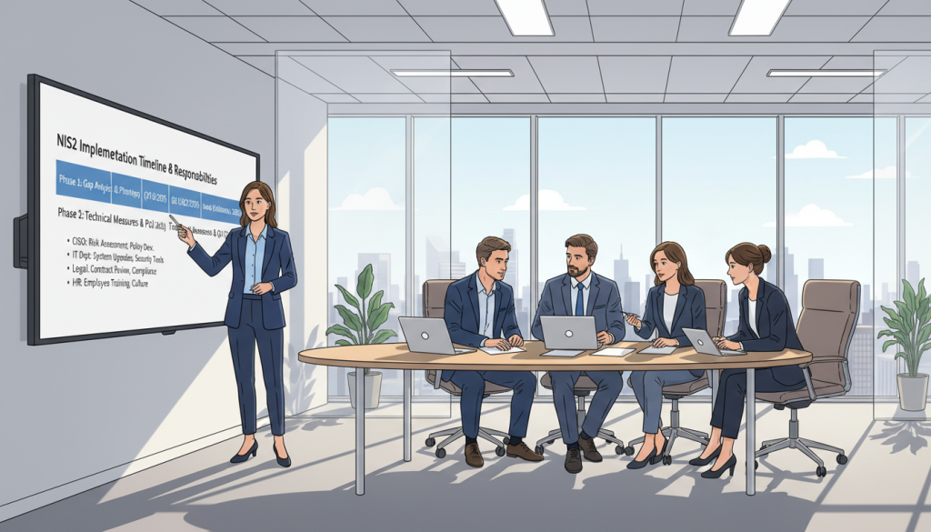 NIS2 implementering tidslinje och ansvar