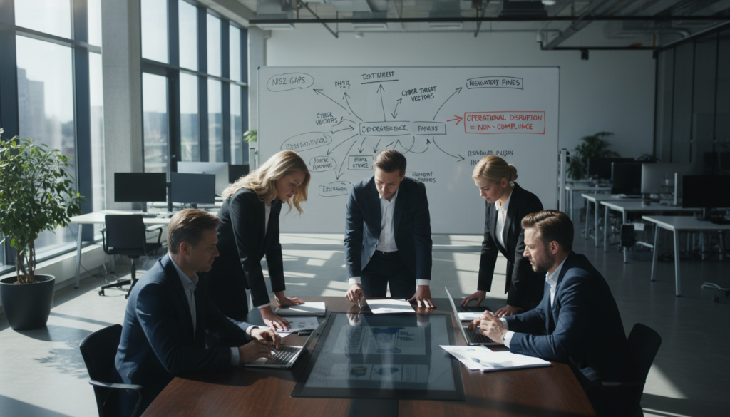 Operationella risker vid bristande NIS2-efterlevnad