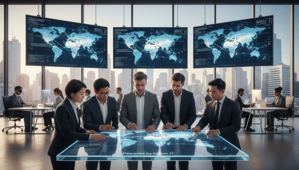 global IT delivery models connecting international clients