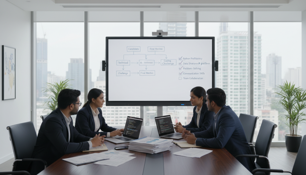 hire Python programmers in India evaluation process