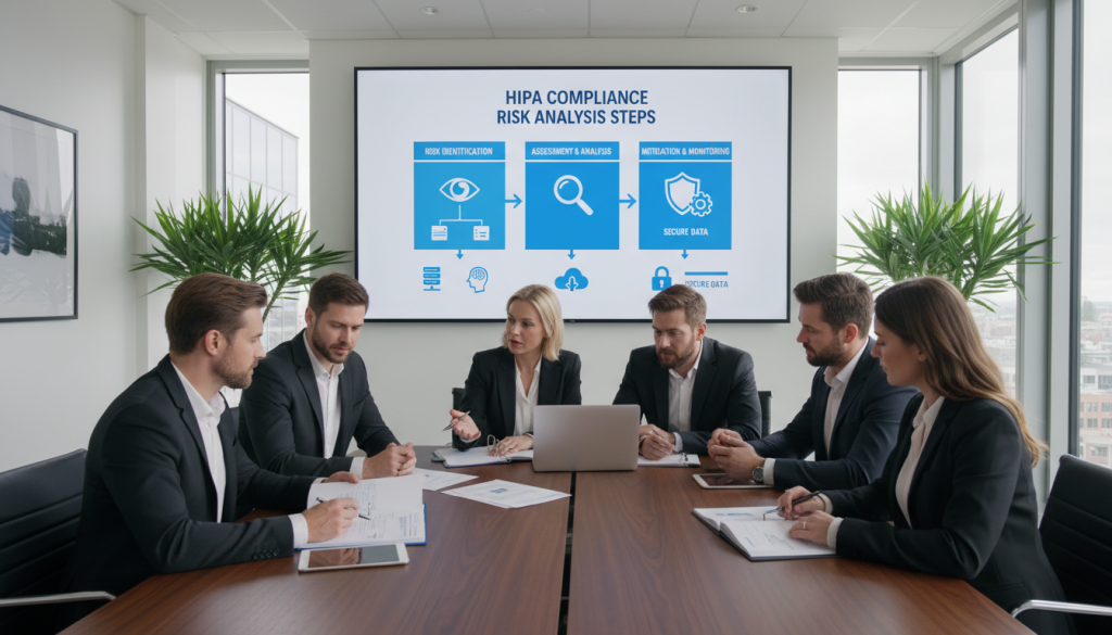 steg för HIPAA compliance riskanalys